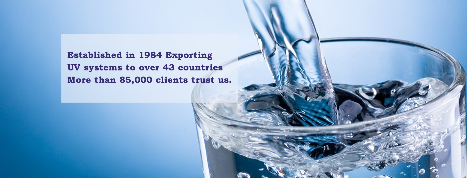 Ultraviolet Disinfection System Ultraviolet Disinfection System