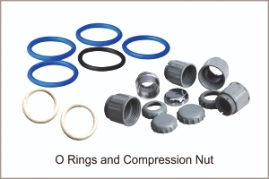 O Rings and Compression Nut